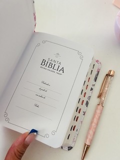 Biblia palabras de vida amor Rosada con indice RVR - comprar online