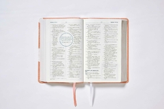 Biblia NBLA de Estudio para Jóvenes Color Durazno - El Maestro Tejedor