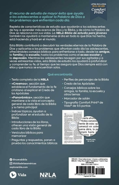 Biblia NBLA de Estudio para Jóvenes Color Durazno