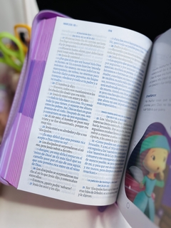 Biblia para niñas completa Se un Héroe TLA Rosada Canto Lila - tienda online