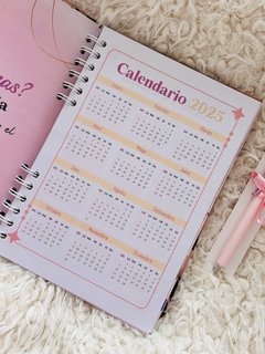 Mi agenda personal. Planificadora Rosa con Negro - El Maestro Tejedor