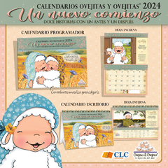 Calendario Ovejitas , escritorio 2024 (Un nuevo comienzo) - comprar online