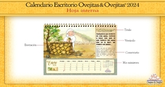 Calendario Ovejitas , escritorio 2024 (Un nuevo comienzo) en internet