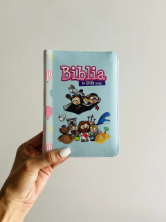 Biblia Mi Gran Viaje RVR60 Turquesa Cierre Biblia para Niños - comprar online