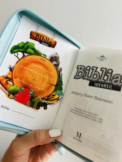 Biblia Mi Gran Viaje RVR60 Turquesa Cierre Biblia para Niños en internet