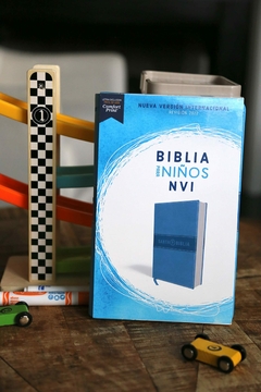 Biblia para Niños NVI, Azul Celeste, Comfort Print - El Maestro Tejedor