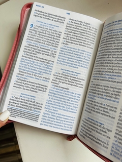 Biblia Valiosa Verde Menta Canto Plateado con cierre TLA en internet