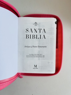 Biblia Bifloral Rosa duotono Imitación Piel, con cierre e Índice RVR 1960 en internet