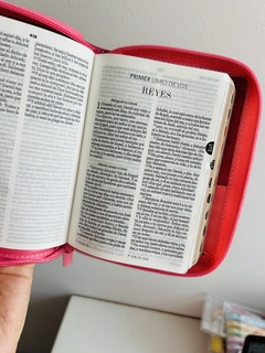 Biblia Bifloral Rosa duotono Imitación Piel, con cierre e Índice RVR 1960 en internet