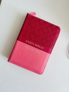 Biblia Bifloral Rosa duotono Imitación Piel, con cierre e Índice RVR 1960 en internet