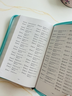 Biblia nombre De Dios Verde menta corazones con cierre RVR1960 - tienda online