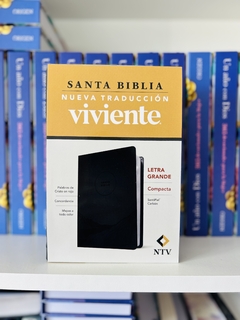 Biblia NTV Edicion Compacta Letra Grande Carbon Sentipiel en internet