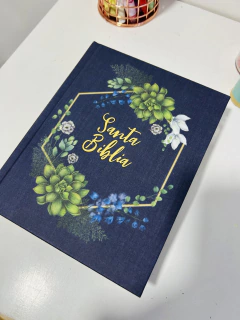 Biblia edicion artistica, Tapa dura tela con borde dorado NVI