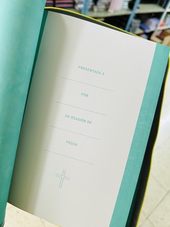 Biblia Edición Ziper Imitación Piel Turquesa NTV Referencias Letra Grande en internet