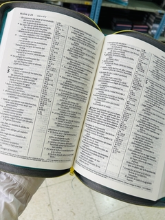 Biblia Edición Ziper Imitación Piel Turquesa NTV Referencias Letra Grande