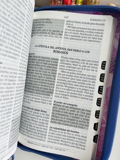 Biblia De Promesas Manual Lila Rosa Cierre con Índice en internet