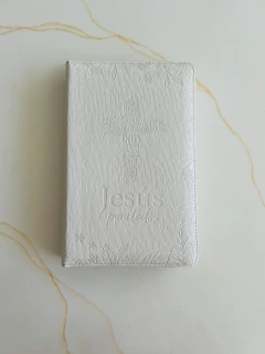 Santa Biblia de Promesas, Jesús Para Todos, Letra Grande, con cierre, Marfil Reina Valera 1960 - tienda online