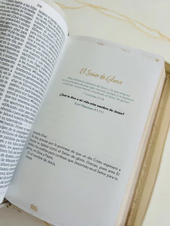 Imagen de Santa Biblia de Promesas, Jesús Para Todos, Letra Grande, con cierre, Marfil Reina Valera 1960