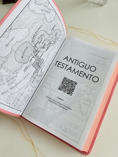 Biblia Rosa claro Canto Pintado, Sin Cierre RVR1960 - tienda online