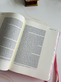Imagen de Biblia De Apuntes 1960 Tamaño Personal Flores Tapa Dura