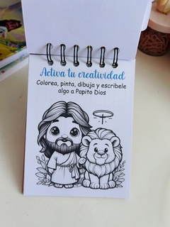 Agenda pequeña diario devocional niños Jesúsn y oveja