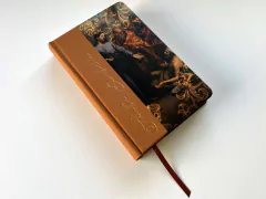 Biblia Letra Grande Reina Valera 1960, tamaño manual, tapa dura de tela Jesús sana - El Maestro Tejedor