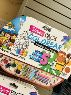 Súper pack para colorear niños.