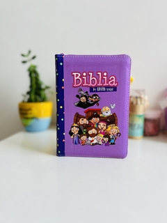 Biblia Mi Gran Viaje Completa RVR60 Lila Cierre.