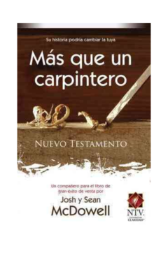 Más que un carpintero [Nuevo testamento]