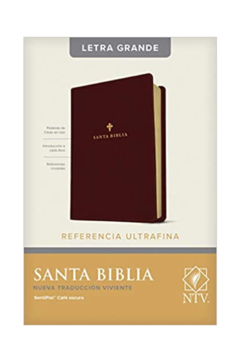 Biblia NTV/Edicion De Referencia/Letra Grande/Cafe Oscuro [Biblia]