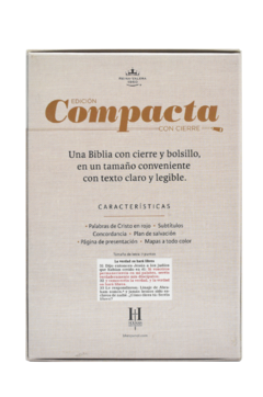 Biblia Compacta Cierre Fucsia Cebra en internet