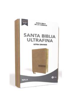 Biblia NBLA/Ultrafina/Letra Grande/(10)/Beige