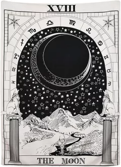 Tapiz La Luna Grande con Lucecitas - comprar online