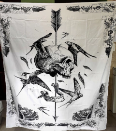 Tapiz Skull and Birds - comprar online