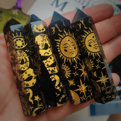 Obelisco de Obsidiana Mystic - Templaria