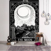 Tapiz The moon en negro