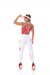 MACACÃO BATMAN NEW VERSION BRANCO COM VERMELHO - PEOPLEFIT