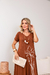 Vestido Feminino em Malha Viscolycra Premium Gisele Cappuccino