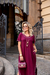 Vestido Feminino Diana Malha Premium Vinho - loja online