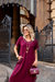 Vestido Feminino Diana Malha Premium Vinho - Usebelle