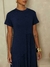 Vestido Feminino Monica em Malha Premium Marinho - Usebelle