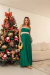 Imagem do Vestido Feminino em Malha Viscolycra Premium Rebecca Liso Verde