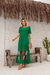 Vestido Feminino em Malha Viscolycra Premium Nanda Verde Bandeira - comprar online