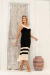 Vestido Feminino em Malha Viscolycra Premium Anne Preto - Usebelle