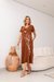 Vestido Feminino em Malha Viscolycra Premium Gisele Cappuccino - comprar online