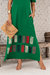 Vestido Feminino em Malha Viscolycra Premium Nanda Verde Bandeira