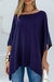Blusa Feminina em Malha Viscolycra Premium Bagdá Azul na internet