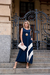 Vestido Feminino em Malha Viscolycra Premium Maitê Marinho - comprar online