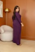 Vestido Feminino em Malha Viscolycra Premium Allegra Roxo na internet