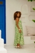 Vestido Feminino em Malha Viscolycra Premium de Alça Marina Estampa Verde/Bege - comprar online